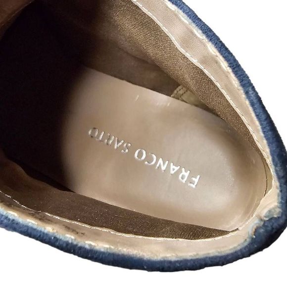 Franco Sarto Blue Ankle Boots - Picture 5 of 9